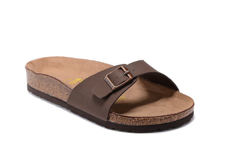 Birkenstock Madrid Brown Leather Sandals - Durable and Stylish Footwear