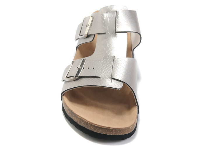Birkenstock Riva Silver Snakeskin Sandals - Trendy and Comfortable Birkenstock Riva Silver Snakeskin Sandals - Trendy and Comfortable