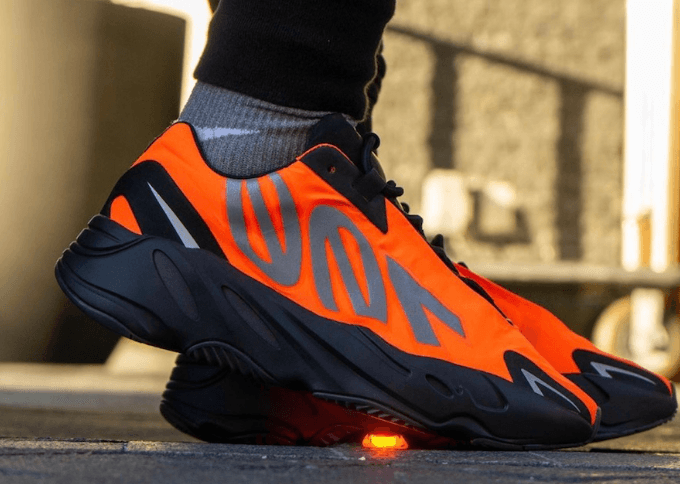 Adidas Yeezy Boost 700 MNVN 'Orange' FV3258 - Trendy Athletic Sneakers