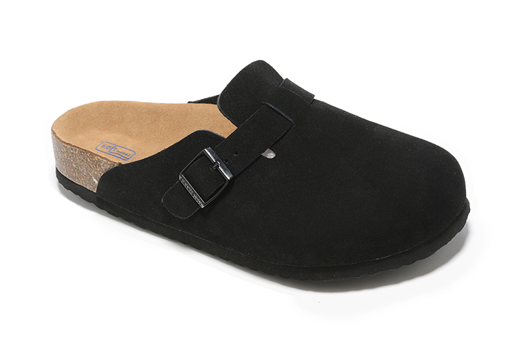 Birkenstock Boston Black Soft Footbed - Classic Mules for Comfort