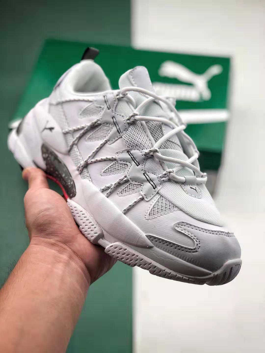 Puma LQD Cell Omega Density White Red - 370736-02 | Shop Now!