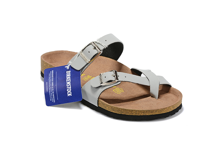 Birkenstock Grey Mayari Stone Sandals - Comfortable and Stylish Footwear