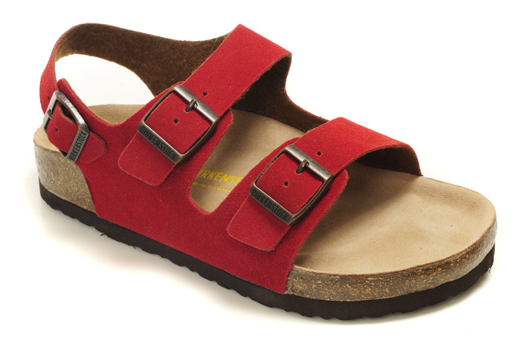 Birkenstock Milano Snakeskin Sandals Red - Stylish and Comfortable Footwear