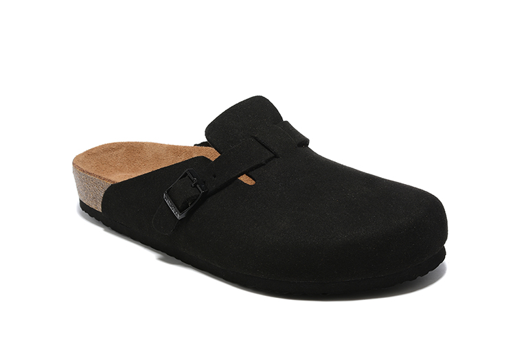 Birkenstock Boston - Oiled Black Soft Footbed Leather | Ultimate Comfort & Style