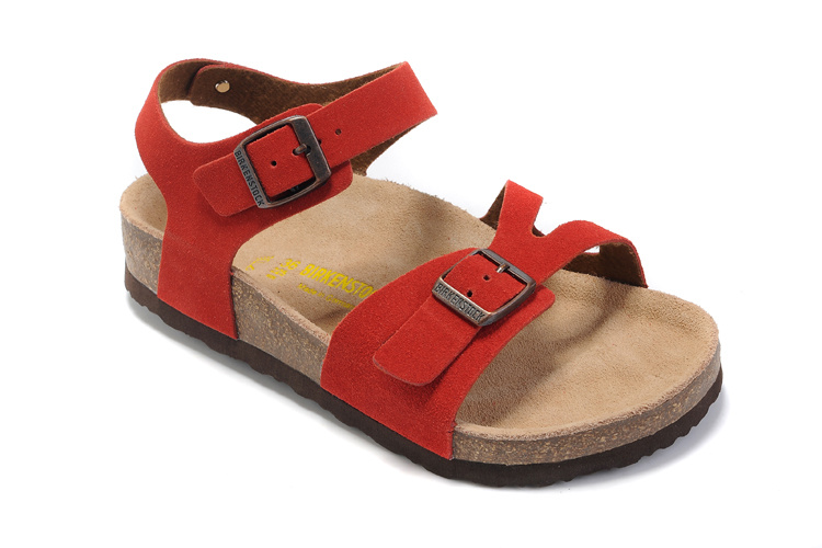 Birkenstock Rio Red Suede Sandals - Stylish and Comfortable Footwear