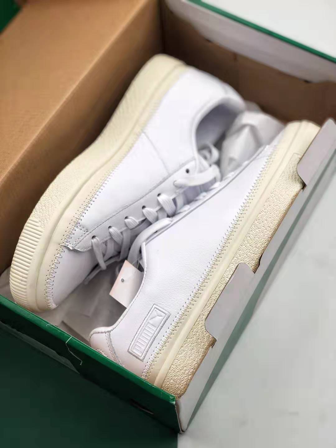 PUMA Basket Stitched White 368387-01 - Classic Style and Superior Craftsmanship PUMA Basket Stitched White 368387-01 - Classic Style and Superior Craftsmanship