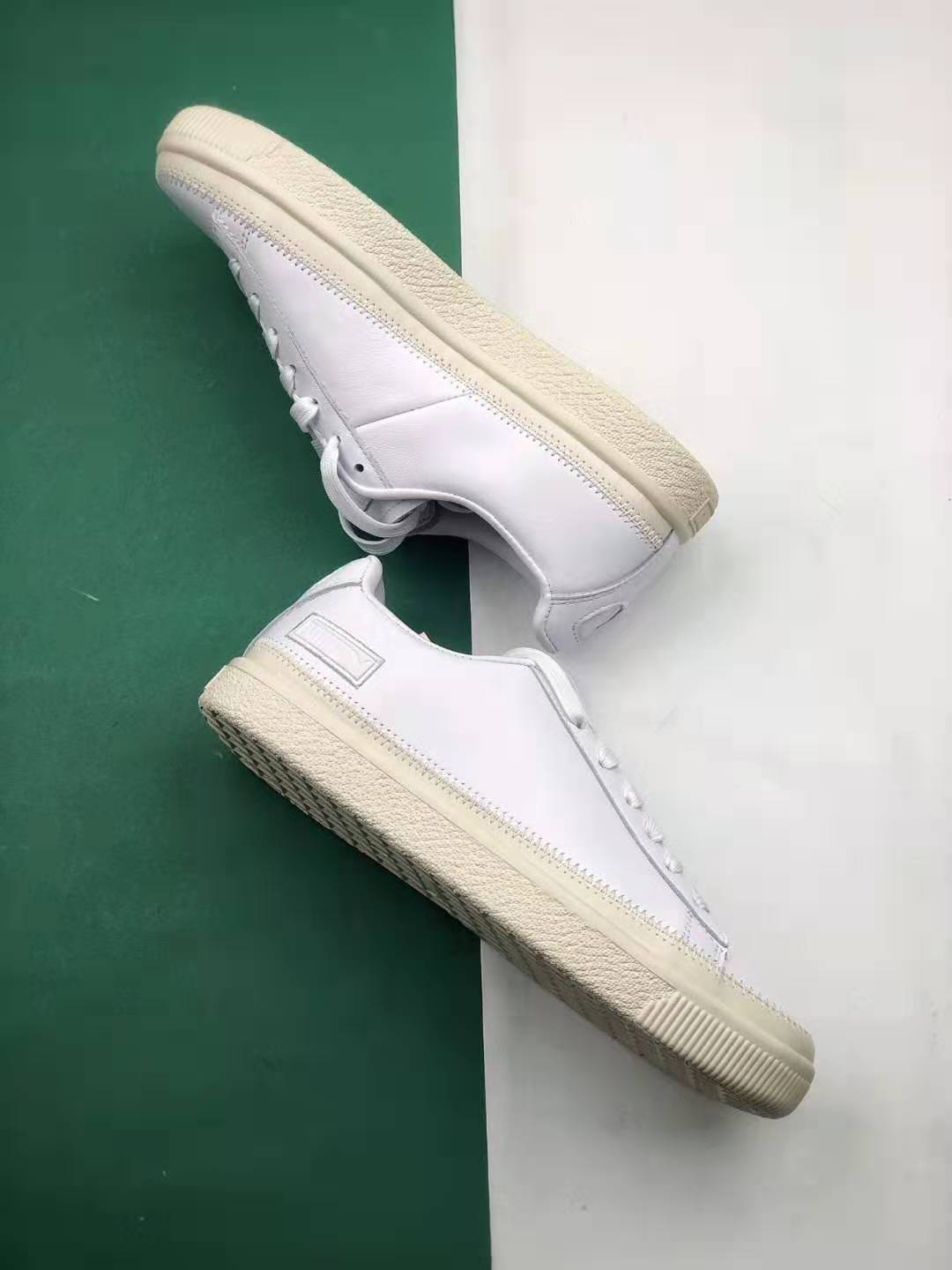 PUMA Basket Stitched White 368387-01 - Classic Style and Superior Craftsmanship PUMA Basket Stitched White 368387-01 - Classic Style and Superior Craftsmanship