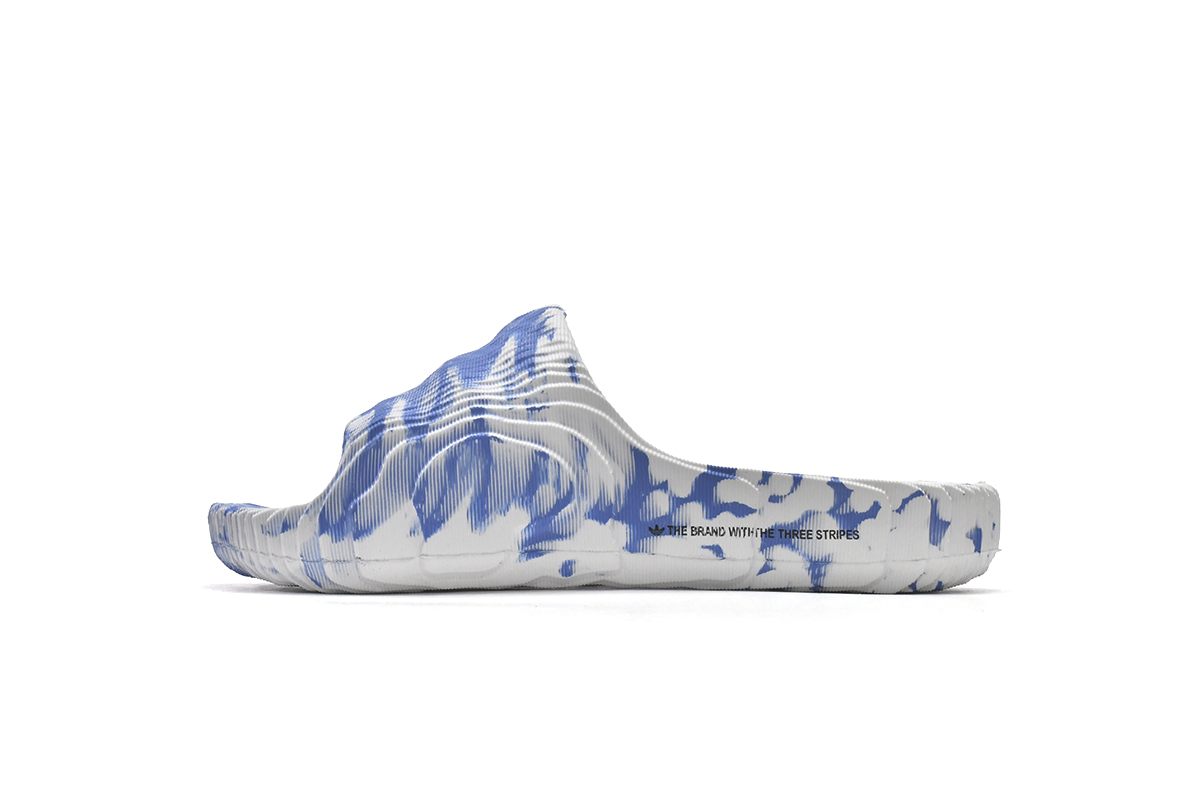 Adidas Originals Adilette 22 Slides Blue White - Stylish and Comfortable Footwear