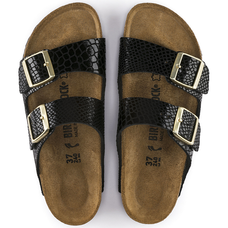 Birkenstock Arizona Black Snakeskin Pattern Sandals - Stylish and Comfortable Shoes Birkenstock Arizona Black Snakeskin Pattern Sandals - Stylish and Comfortable Shoes