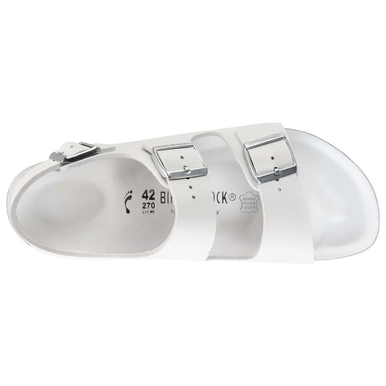 Birkenstock Milano Exquisite Leather White 0948201 - Premium Comfort Footwear Birkenstock Milano Exquisite Leather White 0948201 - Premium Comfort Footwear