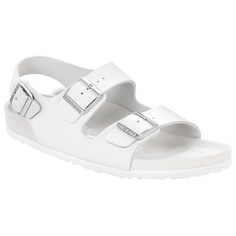 Birkenstock Milano Exquisite Leather White 0948201 - Premium Comfort Footwear