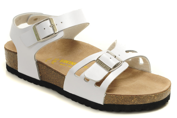Birkenstock Bali White Leather Sandals - Classic Comfort for All-Day Style