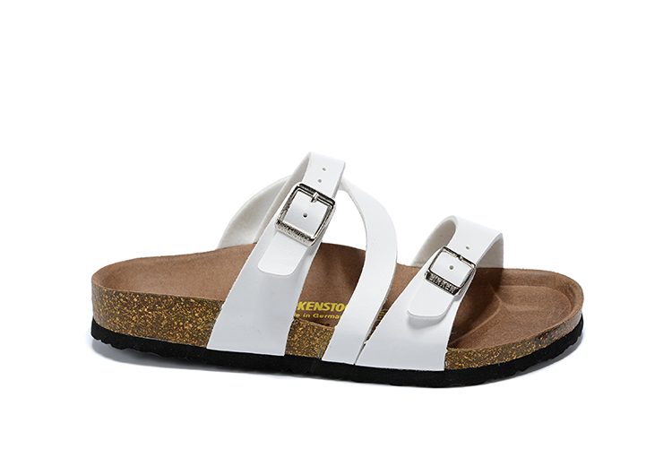 Birkenstock Salina Birko-Flor - White Sandals for Summer Beach, Comfortable & Stylish