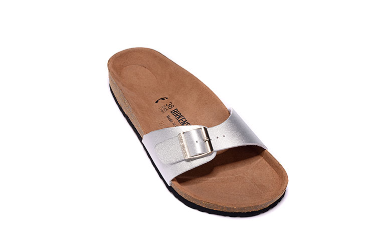 Birkenstock Madrid Birko-Flor Graceful Silver 1009607 - Stylish and Comfortable Sandals Birkenstock Madrid Birko-Flor Graceful Silver 1009607 - Stylish and Comfortable Sandals
