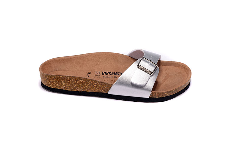 Birkenstock Madrid Birko-Flor Graceful Silver 1009607 - Stylish and Comfortable Sandals Birkenstock Madrid Birko-Flor Graceful Silver 1009607 - Stylish and Comfortable Sandals
