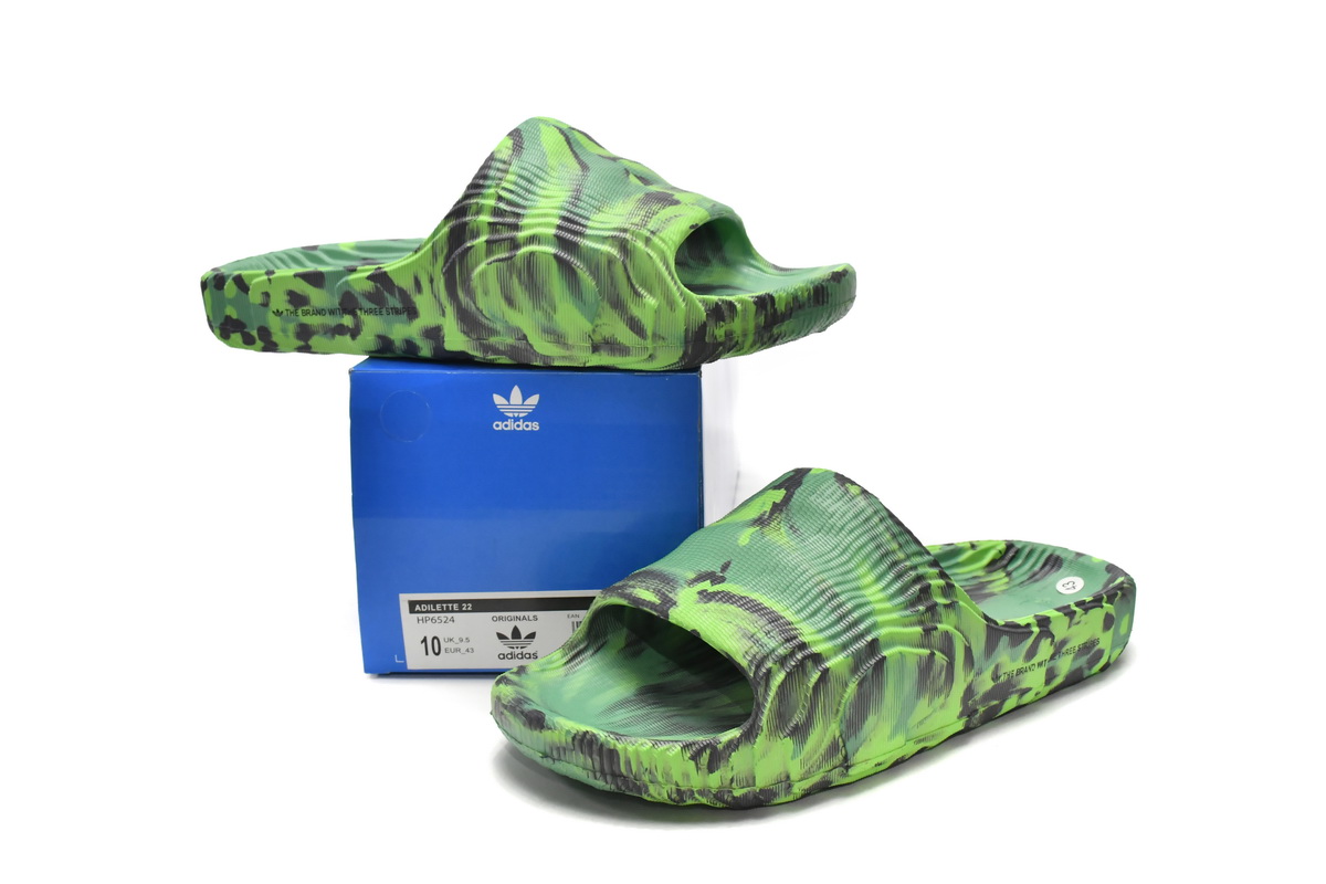 Adidas Adilette 22 Slides Black Green - Shop Now! Adidas Adilette 22 Slides Black Green - Shop Now!